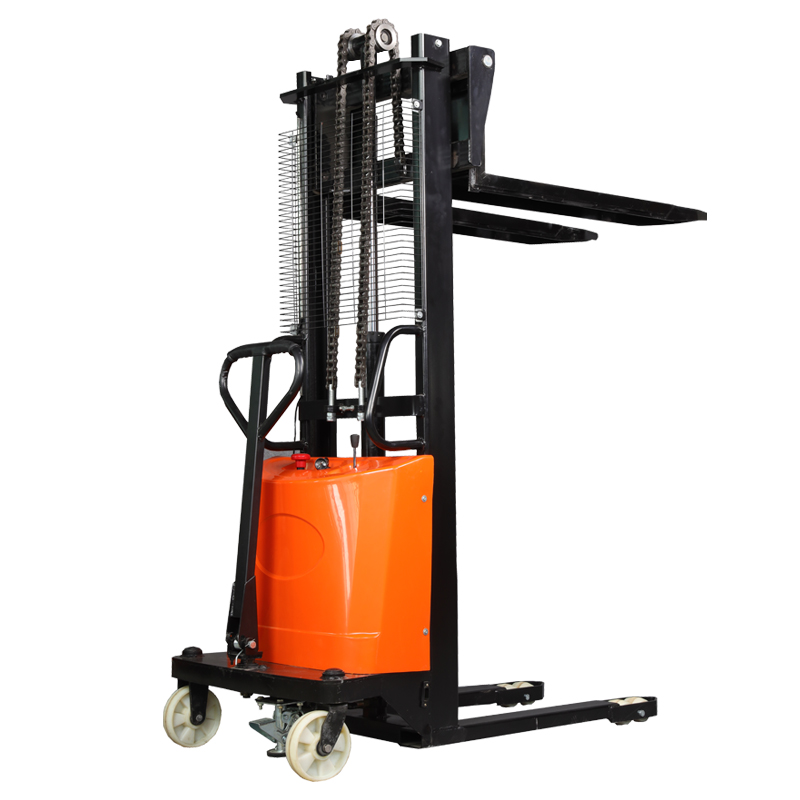 Semi electric stacker crane