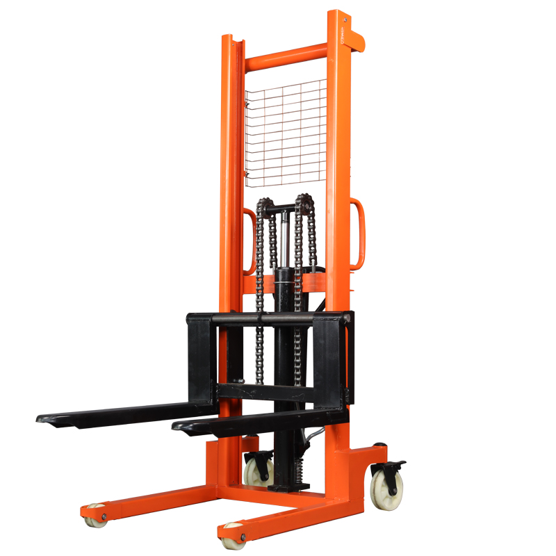 Manual C-shaped steel stacker crane